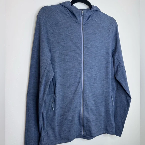 Lululemon Surge Warm Full Zip size medium light activewear sport running hood - Picture 2 of 7